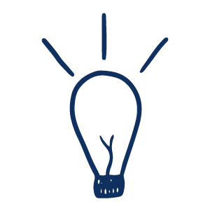 Drawing of lightbulb